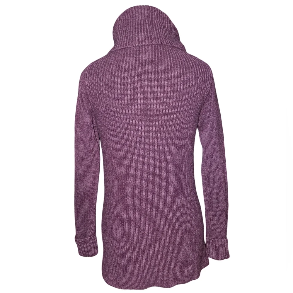 Talbots Womens Burgundy Wine Cashmere Cowlneck Sweater Size Small - Picture 6 of 15